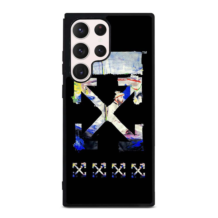 OFF WHITE CLOTHING ART LOGO Samsung Galaxy S23 Ultra Case Cover OFF WHITE CLOTHING ART LOGO Samsung Galaxy S23 Ultra Case Cover