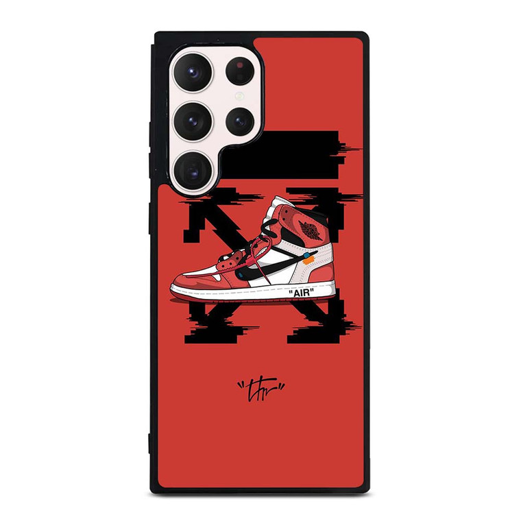 OFF WHITE NIKE AIR JORDAN Samsung Galaxy S23 Ultra Case Cover OFF WHITE NIKE AIR JORDAN Samsung Galaxy S23 Ultra Case Cover