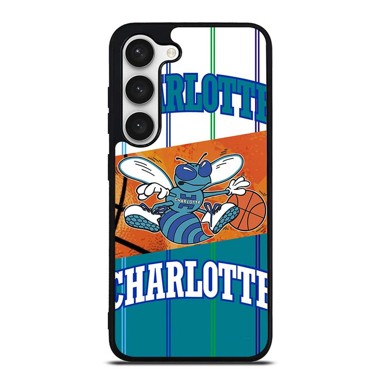 CHARLOTTE HORNETS BASKTEBALL LOGO Samsung Galaxy S23 Case Cover CHARLOTTE HORNETS BASKTEBALL LOGO Samsung Galaxy S23 Case Cover
