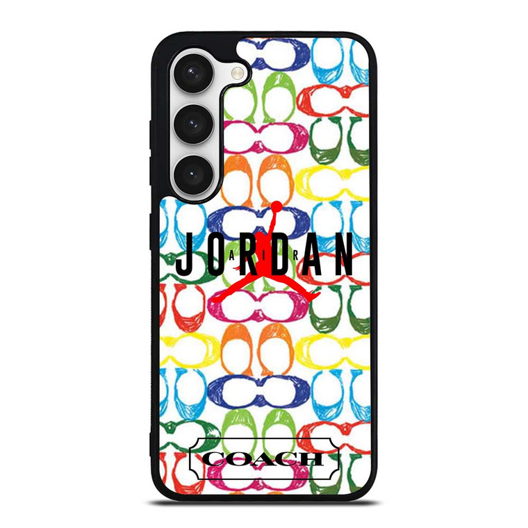 COACH NEW YORK AIR JORDAN COLORFUL Samsung Galaxy S23 Case Cover
