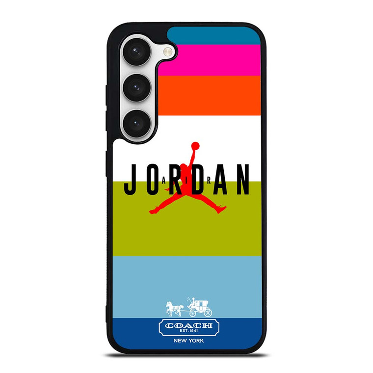 COACH NEW YORK AIR JORDAN STRIPE Samsung Galaxy S23 Case Cover COACH NEW YORK AIR JORDAN STRIPE Samsung Galaxy S23 Case Cover