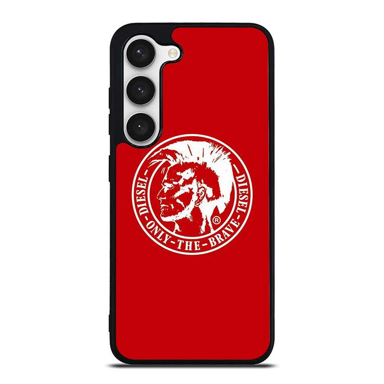 DIESEL CLOTHING ONLY THE BRAVE Samsung Galaxy S23 Case Cover DIESEL CLOTHING ONLY THE BRAVE Samsung Galaxy S23 Case Cover