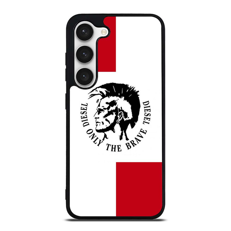 DIESEL ONLY THE BRAVE Samsung Galaxy S23 Case Cover DIESEL ONLY THE BRAVE Samsung Galaxy S23 Case Cover