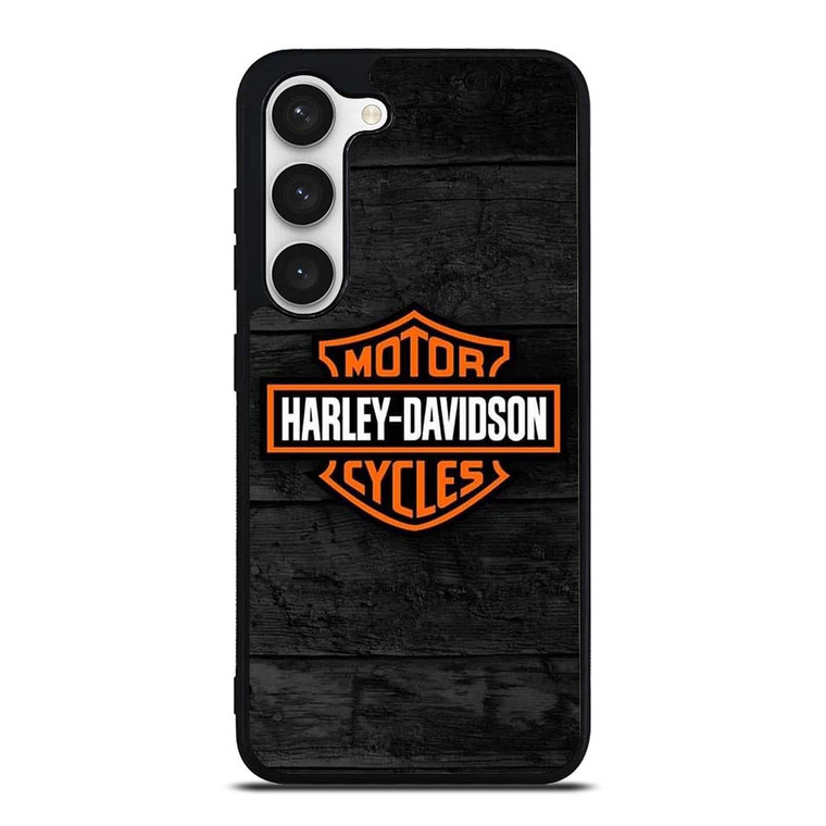 HARLEY DAVIDSON MOTORCYCLE WOODEN LOGO Samsung Galaxy S23 Case Cover HARLEY DAVIDSON MOTORCYCLE WOODEN LOGO Samsung Galaxy S23 Case Cover