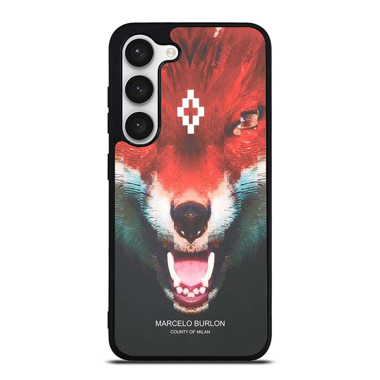 MARCELO BURLON FOX Samsung Galaxy S23 Case Cover MARCELO BURLON FOX Samsung Galaxy S23 Case Cover