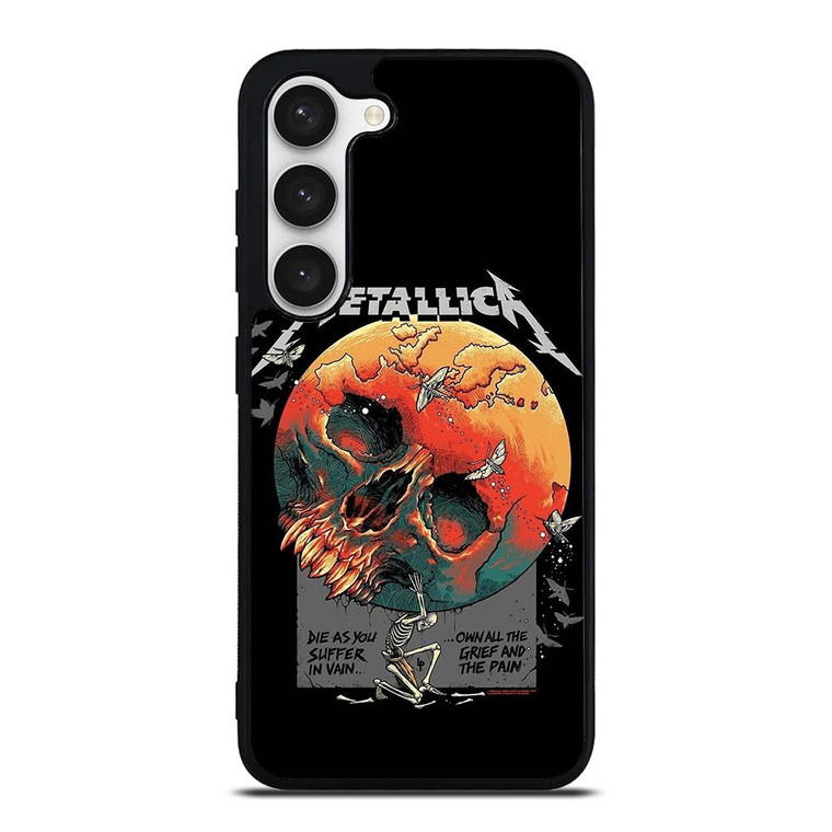 METALLICA BAND ICON SKULL Samsung Galaxy S23 Case Cover METALLICA BAND ICON SKULL Samsung Galaxy S23 Case Cover