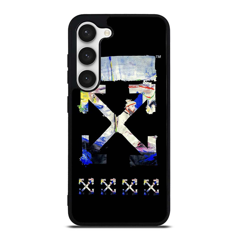 OFF WHITE CLOTHING ART LOGO Samsung Galaxy S23 Case Cover OFF WHITE CLOTHING ART LOGO Samsung Galaxy S23 Case Cover