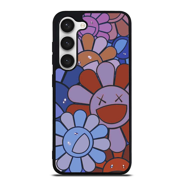 TAKASHI MURAKAMI FLOWER X KAWS Samsung Galaxy S23 Case Cover TAKASHI MURAKAMI FLOWER X KAWS Samsung Galaxy S23 Case Cover