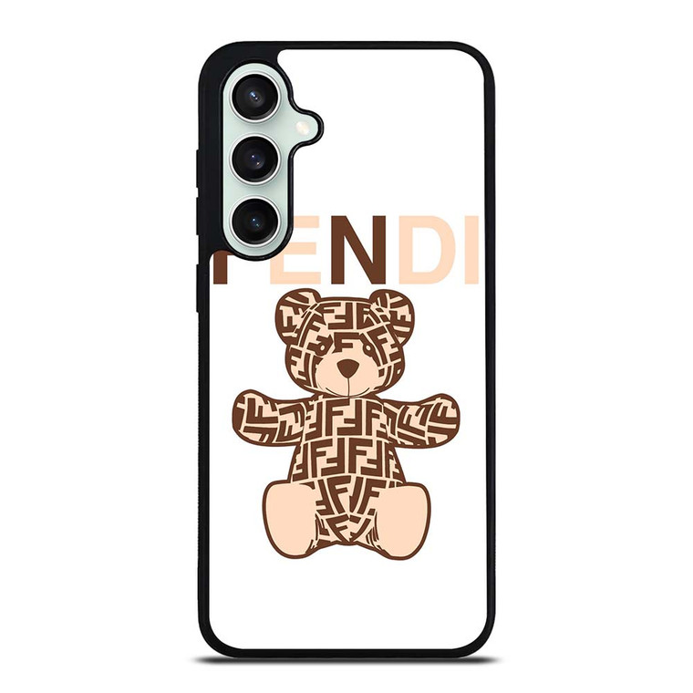 FENDI ROMA BROWN BEAR Samsung Galaxy S23 FE Case Cover FENDI ROMA BROWN BEAR Samsung Galaxy S23 FE Case Cover
