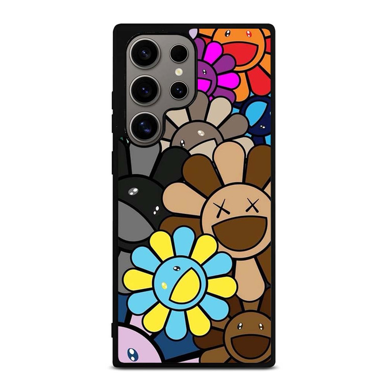 KAWS X TAKASHI MURAKAMI FLOWER Samsung Galaxy S24 Ultra Case Cover