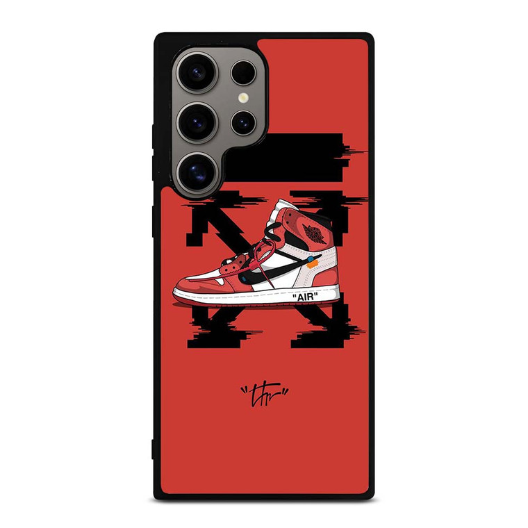 OFF WHITE NIKE AIR JORDAN Samsung Galaxy S24 Ultra Case Cover