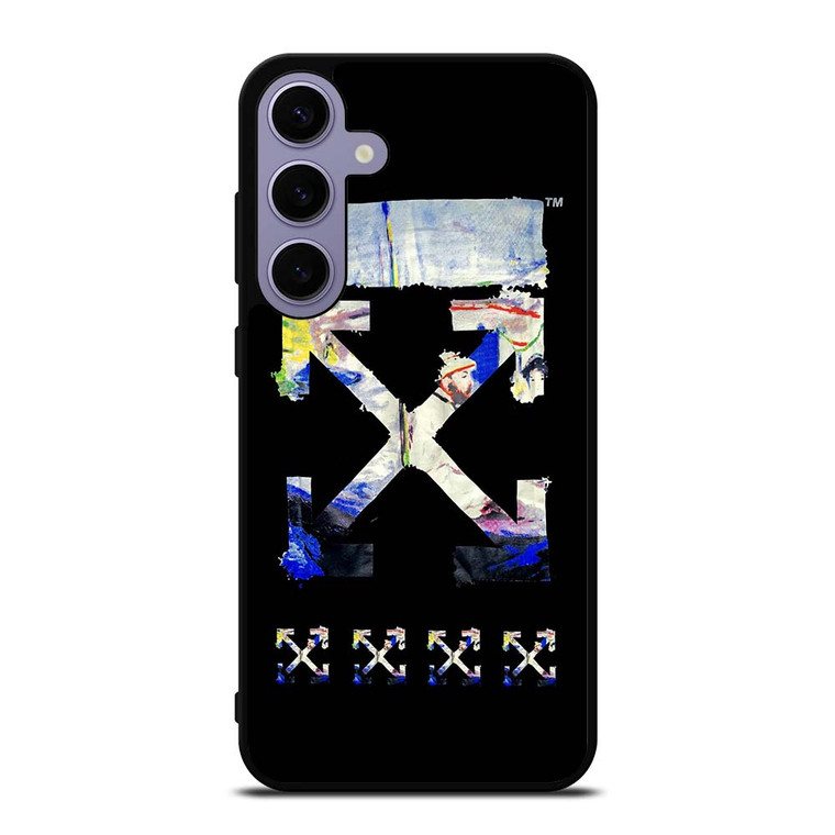 OFF WHITE CLOTHING ART LOGO Samsung Galaxy S24 Plus Case Cover