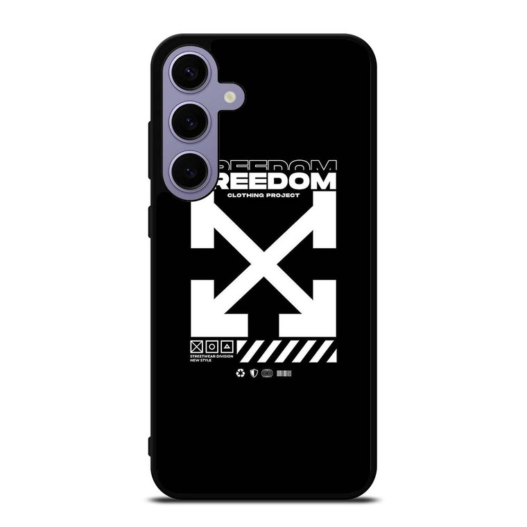 OFF WHITE CLOTHING FREEDOM Samsung Galaxy S24 Plus Case Cover OFF WHITE CLOTHING FREEDOM Samsung Galaxy S24 Plus Case Cover
