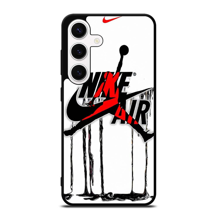 AIR JORDAN NIKE LOGO MELTING Samsung Galaxy S24 Case Cover AIR JORDAN NIKE LOGO MELTING Samsung Galaxy S24 Case Cover