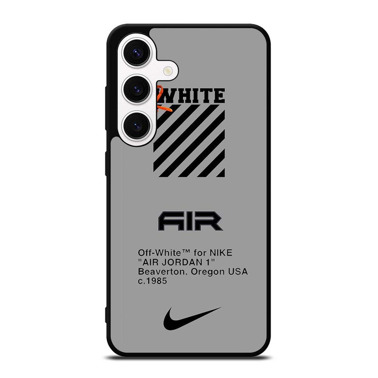 OFF WHITE X AIR JORDAN Samsung Galaxy S24 Case Cover