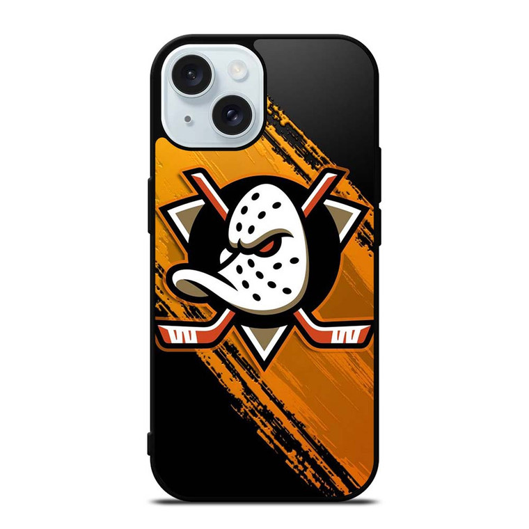 ANAHEIM DUCKS HOCKEY TEAM LOGO iPhone 15 Case Cover