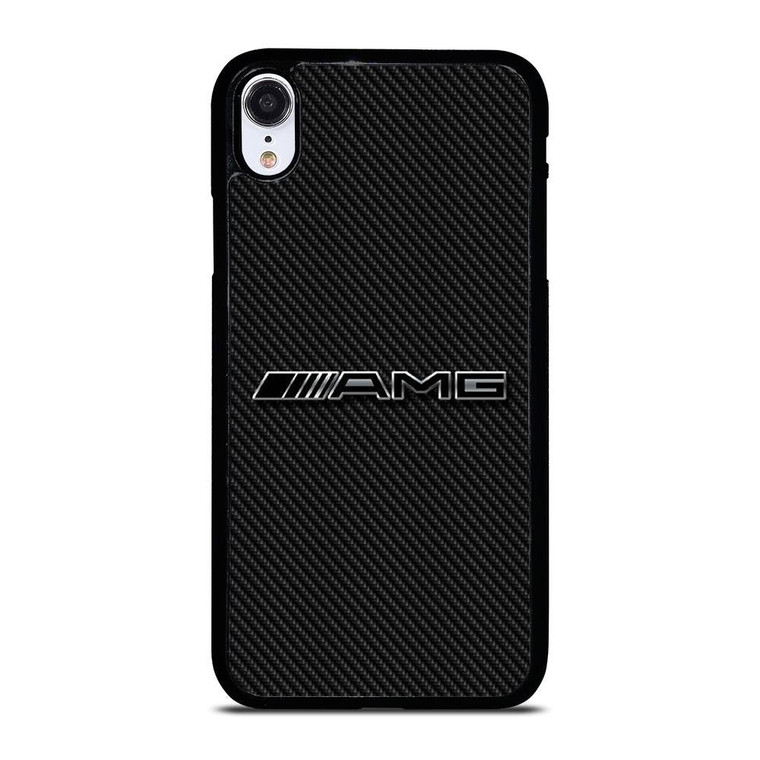 AMG MERCEDES BENZ LOGO CARBON iPhone XR Case Cover