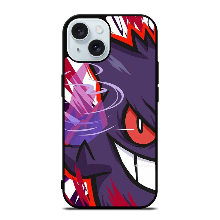 GENGAR POKEMON POCKET MONSTERS iPhone 15 Case Cover