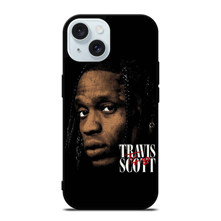 TRAFIS SCOTT FACE SIGNATURE iPhone 15 Case Cover
