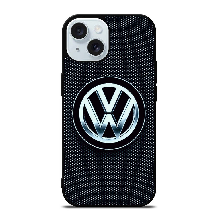 VW VOLKSWAGEN CAR LOGO iPhone 15 Case Cover VW VOLKSWAGEN CAR LOGO iPhone 15 Case Cover