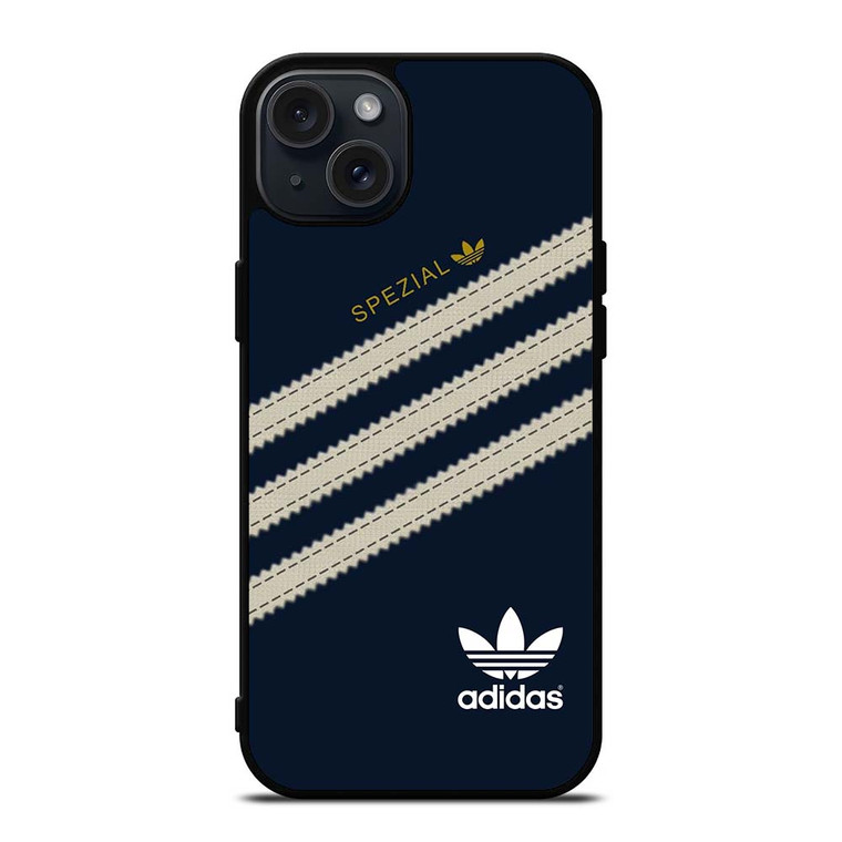 ADIDAS SHOES STRIPE LOGO SPEZIAL iPhone 15 Plus Case Cover