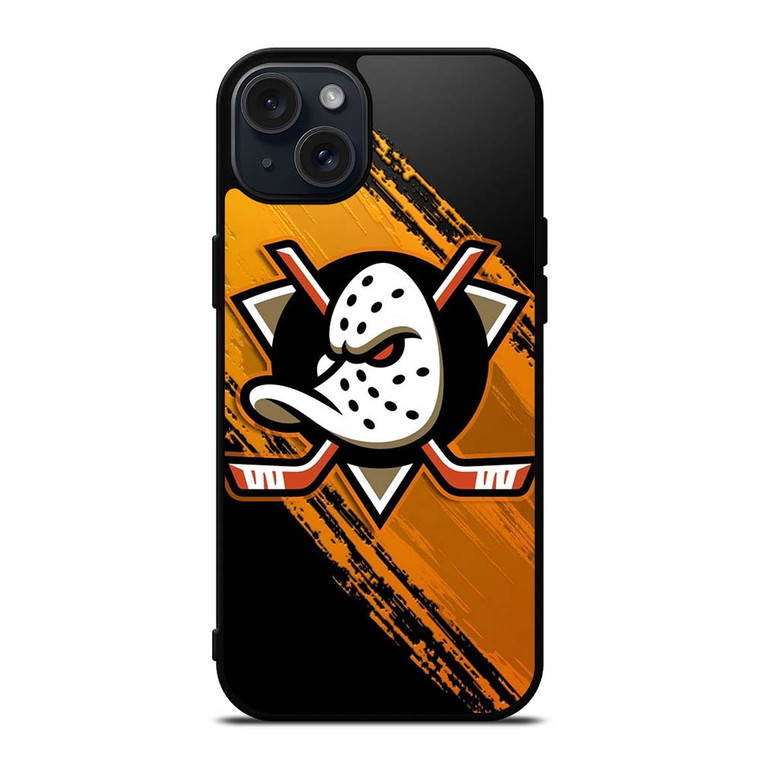 ANAHEIM DUCKS HOCKEY TEAM LOGO iPhone 15 Plus Case Cover