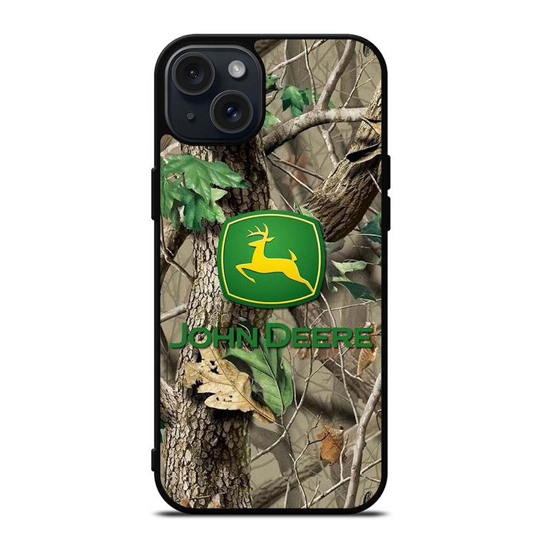 JOHN DEERE TRACTOR LOGO CAMO ICON iPhone 15 Plus Case Cover