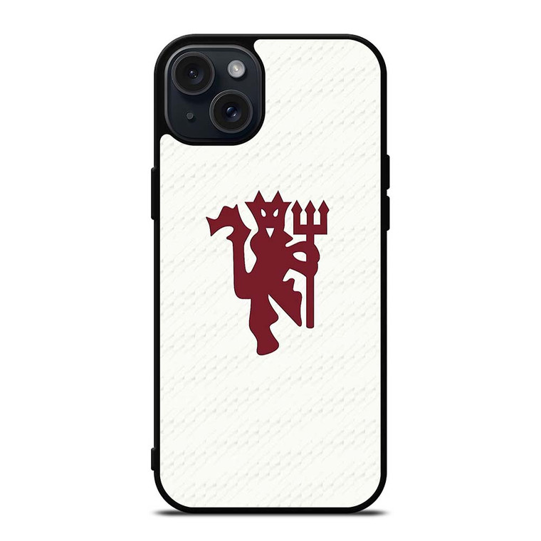 MANCHESTER UNITED RED DEVILS ICON iPhone 15 Plus Case Cover MANCHESTER UNITED RED DEVILS ICON iPhone 15 Plus Case Cover