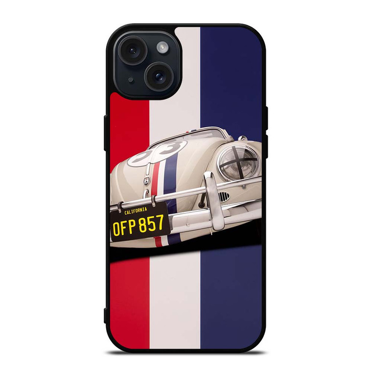 VW VOLKSWAGEN BEETLE HERBIE iPhone 15 Plus Case Cover