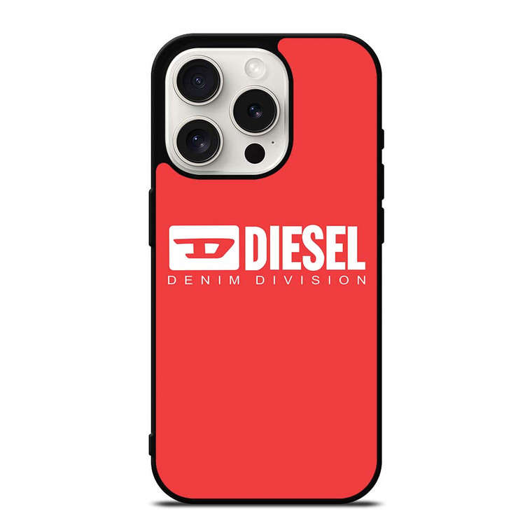 DIESEL LOGO DENIM DIVISION iPhone 15 Pro Case Cover