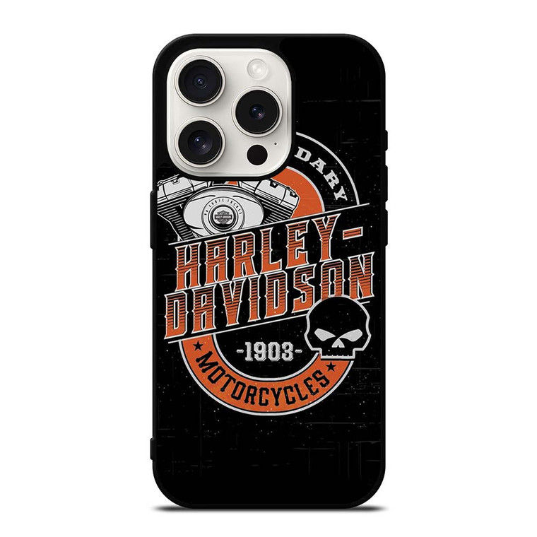 HARLEY DAVIDSON MOTORCYCLE LEGENDARY iPhone 15 Pro Case Cover