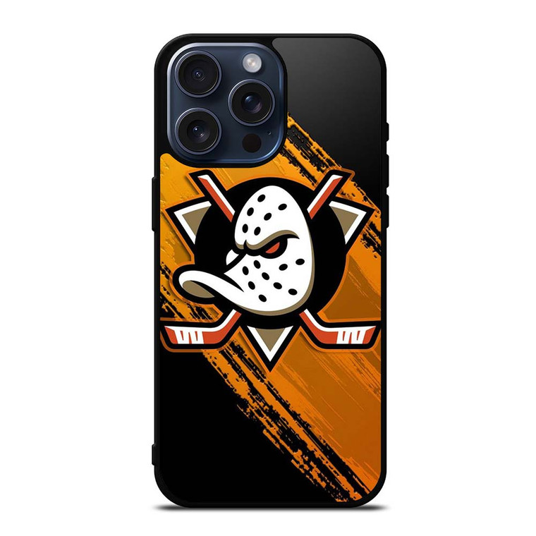 ANAHEIM DUCKS HOCKEY TEAM LOGO iPhone 15 Pro Max Case Cover