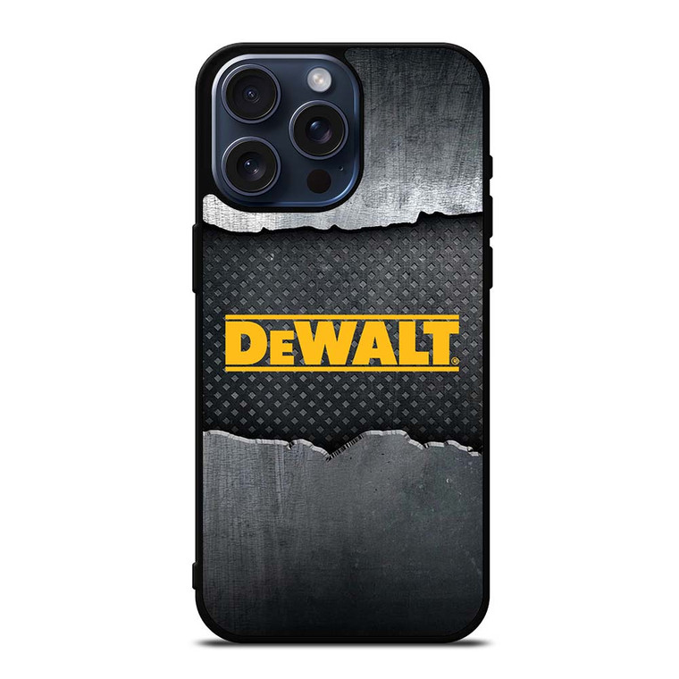 DEWALT TOOLS METAL LOGO iPhone 15 Pro Max Case Cover
