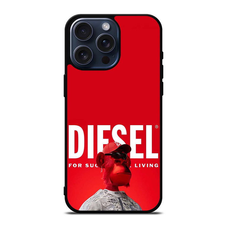 DIESEL CLOTHING MONGKEY iPhone 15 Pro Max Case Cover