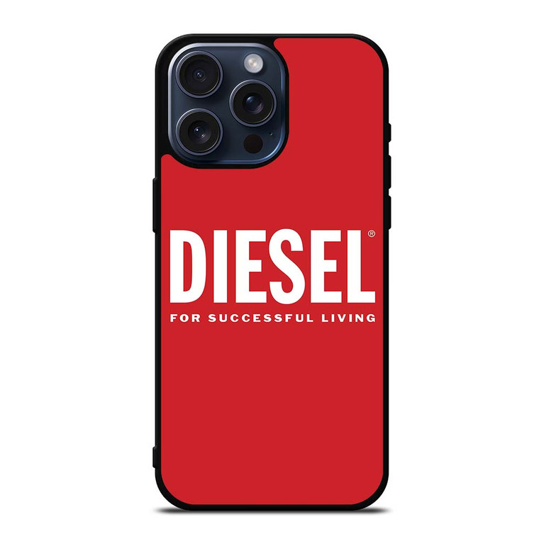 DIESEL FOR SUCCESSFUL LIVING iPhone 15 Pro Max Case Cover