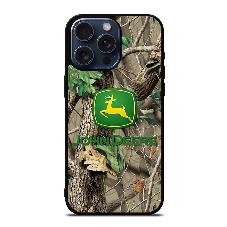 JOHN DEERE TRACTOR LOGO CAMO ICON iPhone 15 Pro Max Case Cover