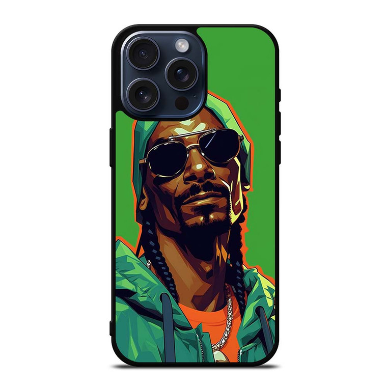 SNOOP DOG RAPPER ART iPhone 15 Pro Max Case Cover