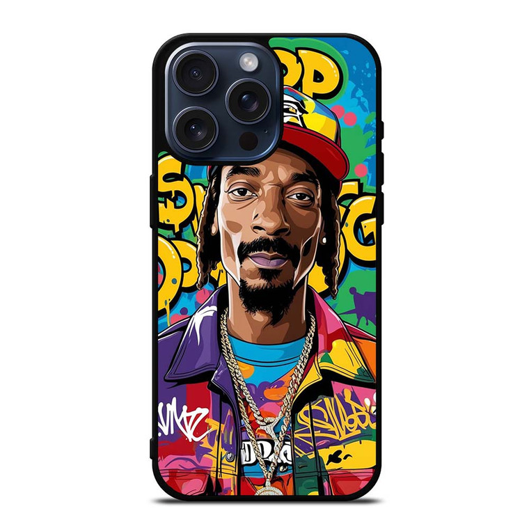 SNOOP DOGG ART RAPPER iPhone 15 Pro Max Case Cover