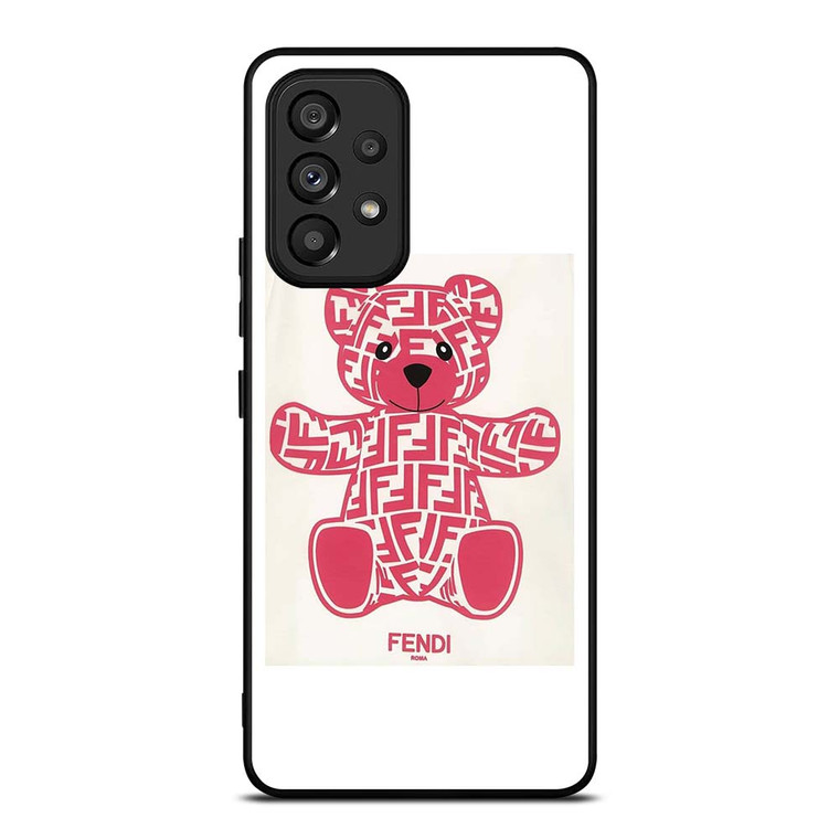 FENDI ROMA PINK BEAR Samsung Galaxy A53 Case Cover