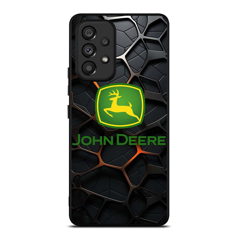 JOHN DEERE TRACTOR LOGO STEEL EMBLEM Samsung Galaxy A53 Case Cover