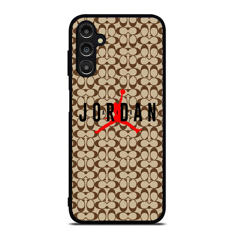 COACH NEW YORK AIR JORDAN BROWN Samsung Galaxy A14 Case Cover