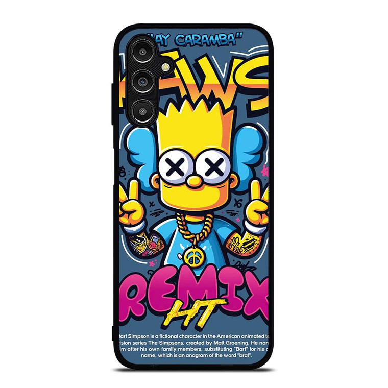 KAWS X BART SIMPSONS Samsung Galaxy A14 Case Cover
