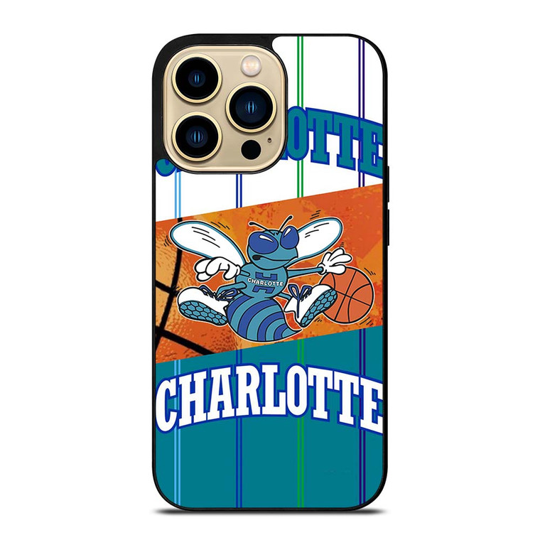 CHARLOTTE HORNETS BASKTEBALL LOGO iPhone 14 Pro Max Case Cover