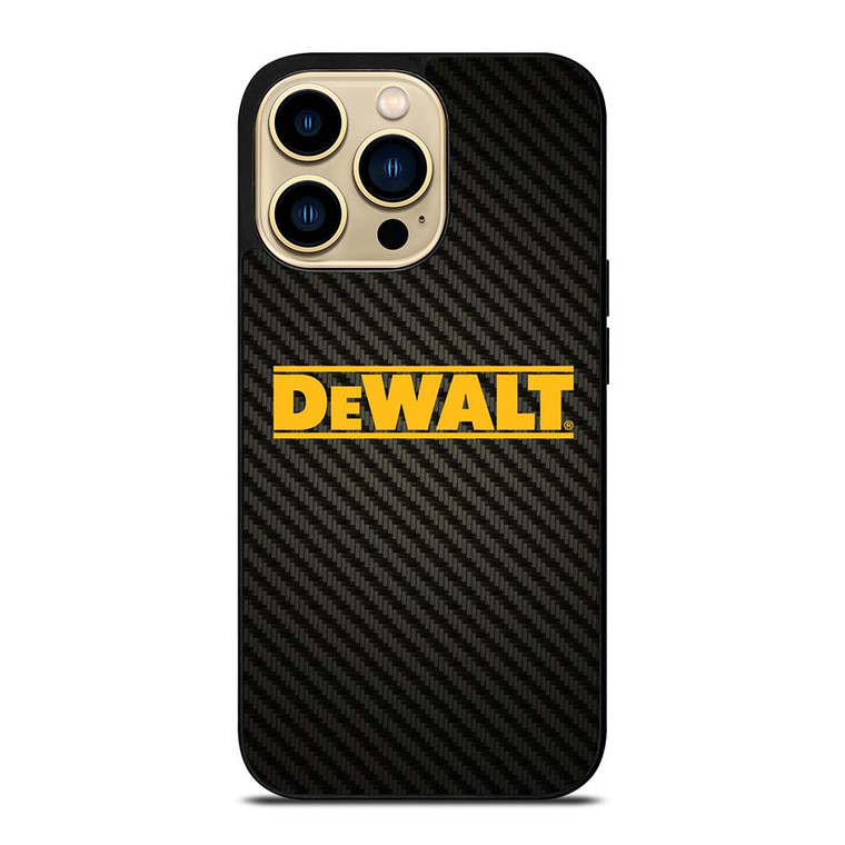 DEWALT TOOLS LOGO CARBON iPhone 14 Pro Max Case Cover