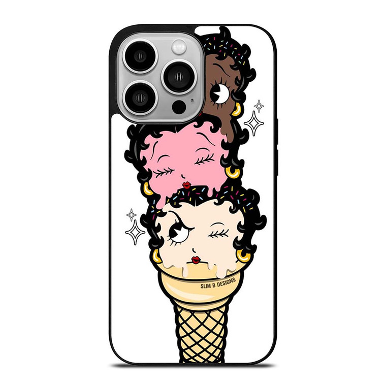 BETTY BOOP ICE CREAM iPhone 14 Pro Case Cover