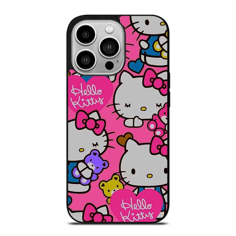 HELLO KITTY CAT PINK iPhone 14 Pro Case Cover