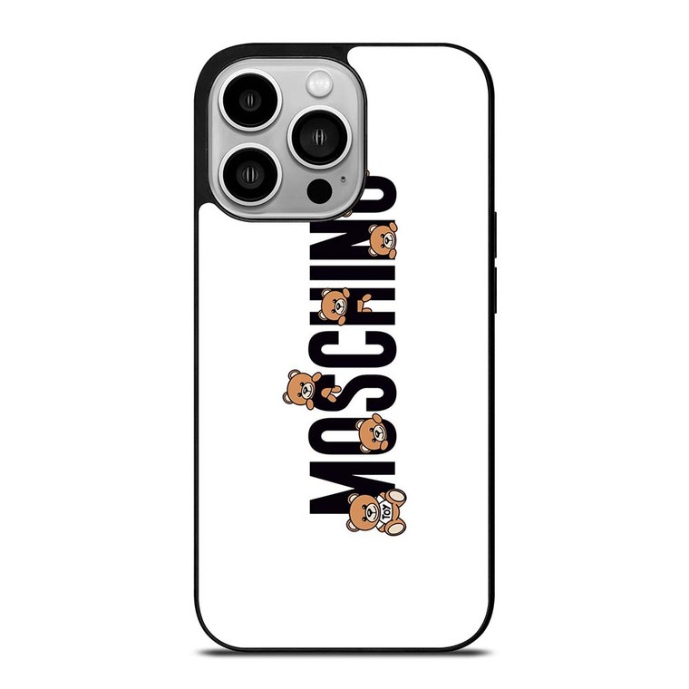 MOSCHINO BEAR LOGO iPhone 14 Pro Case Cover