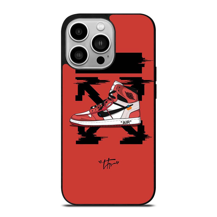 OFF WHITE NIKE AIR JORDAN iPhone 14 Pro Case Cover