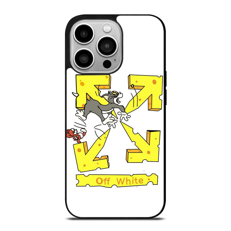 OFF WHITE TOM AND JERRY iPhone 14 Pro Case Cover OFF WHITE TOM AND JERRY iPhone 14 Pro Case Cover