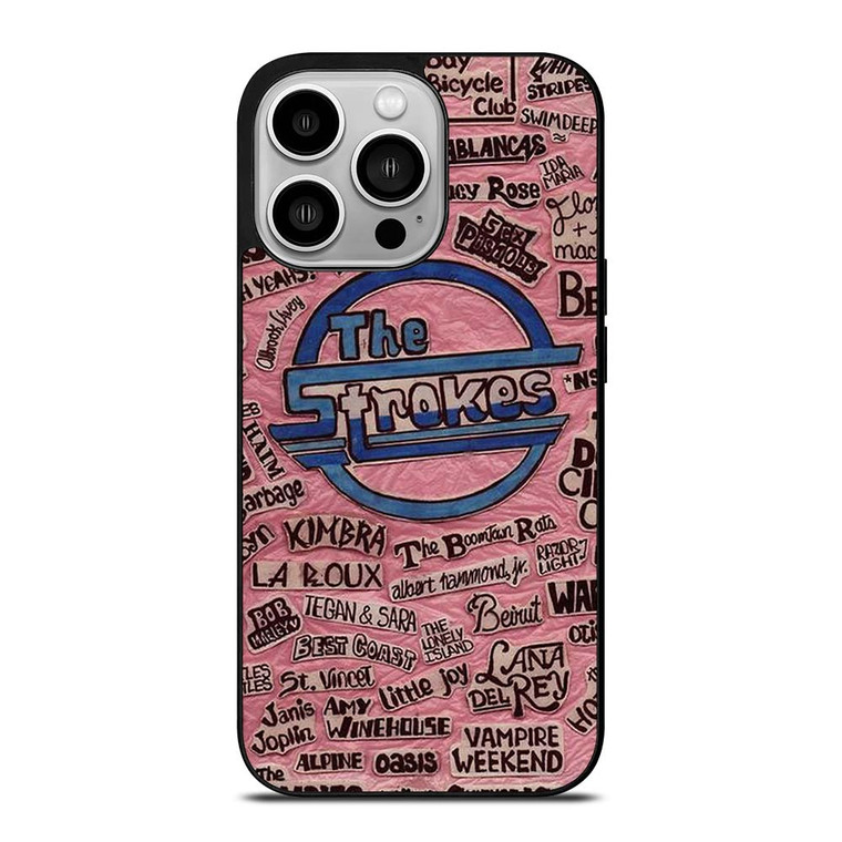 THE STROKES AND FAMOUS BAND LOGO iPhone 14 Pro Case Cover